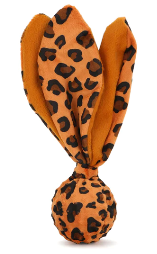 Basil Soft Plush With TPR Squeaky Spike Ball For Dog